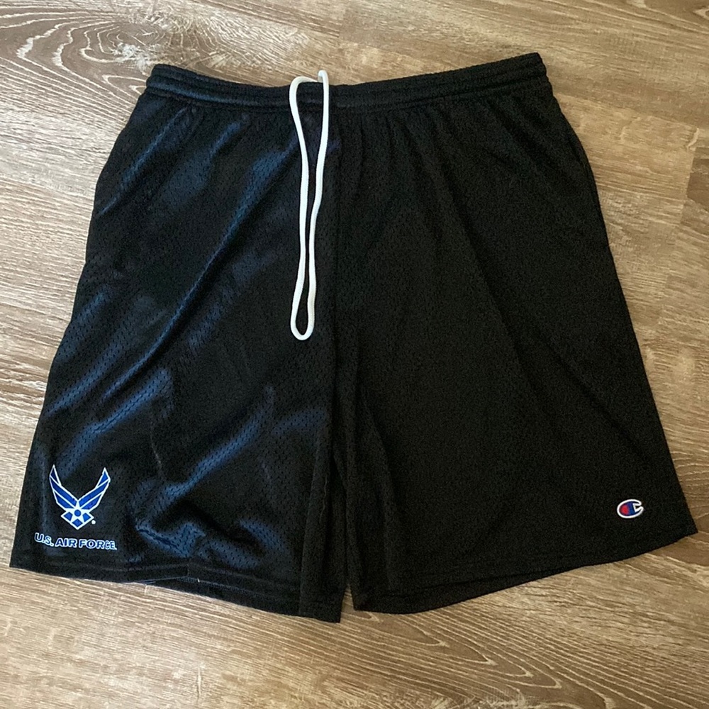 Champion U.S. Air Force black athletic shorts men’s size large